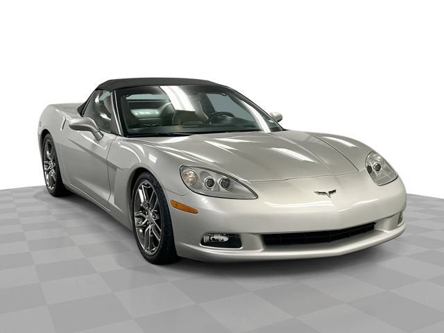 2005 Chevrolet Corvette BASE in Machine Silver Metallic — front three-quarter view