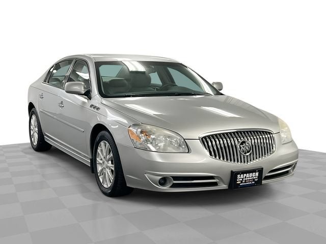 2011 Buick Lucerne CXL in Quicksilver Metallic — front three-quarter view