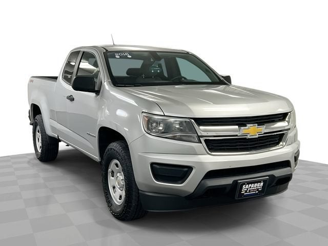 2016 Chevrolet Colorado 4WD WT in Silver Ice Metallic — front three-quarter view