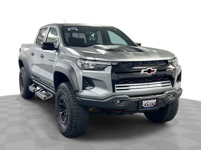 2024 Chevrolet Colorado ZR2 in Sterling Gray Metallic — front three-quarter view