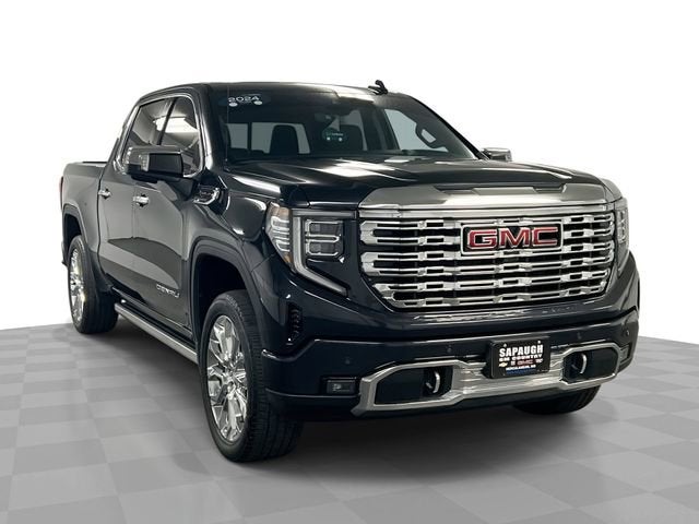 2024 GMC Sierra 1500 Denali in Titanium Rush Metallic — front three-quarter view