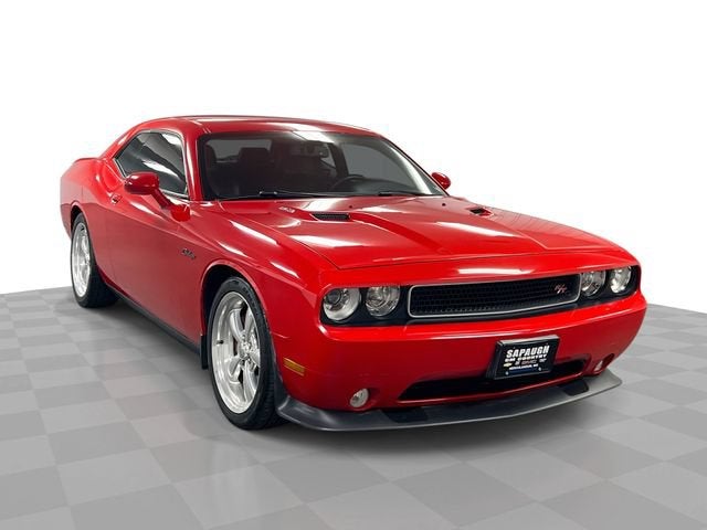 2014 Dodge Challenger R/T in Red — front three-quarter view