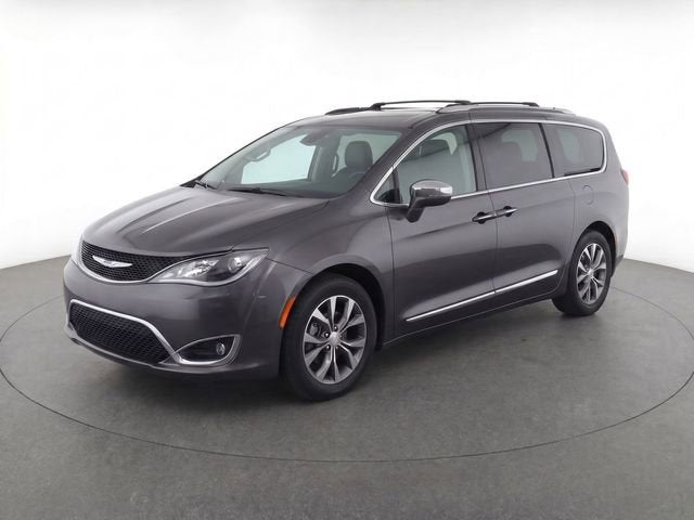 2017 Chrysler Pacifica Limited in Gray — front three-quarter view