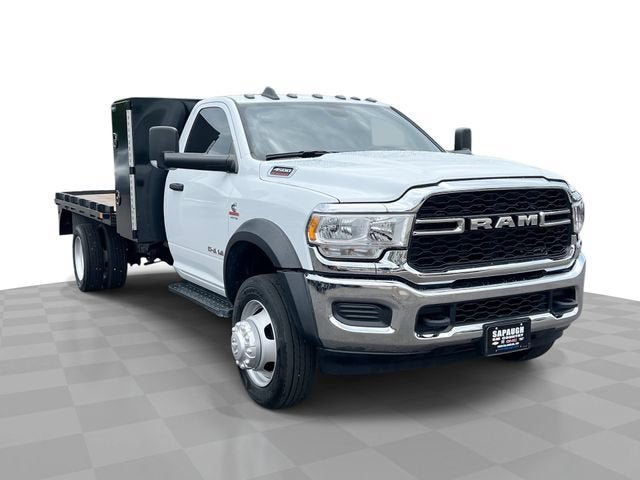 2022 RAM 4500 Chassis Cab Tradesman in White — front three-quarter view