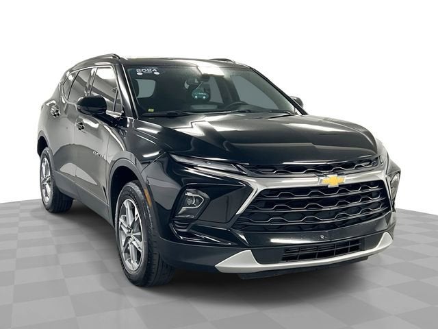 2024 Chevrolet Blazer 2LT in Black — front three-quarter view