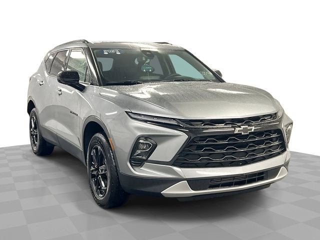 2024 Chevrolet Blazer 2LT in Sterling Gray Metallic — front three-quarter view