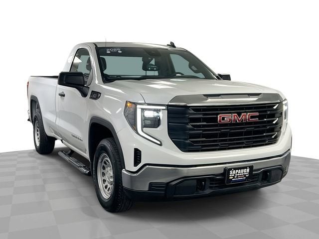 2025 GMC Sierra 1500 Pro in Summit White — front three-quarter view