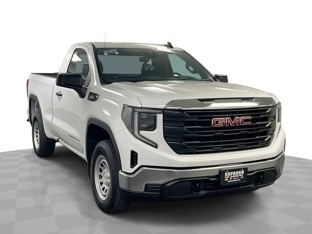 2025 GMC Sierra 1500 Pro in Summit White — front three-quarter view
