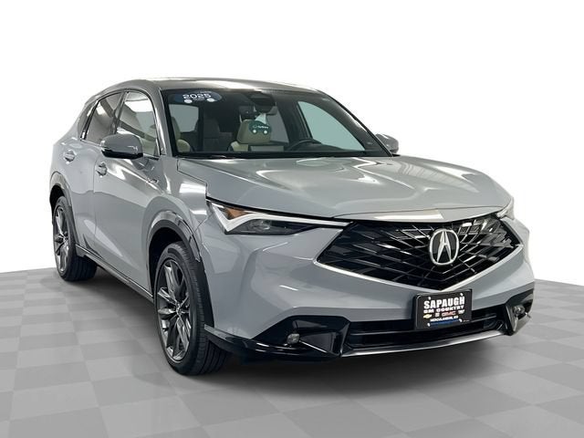 2025 Acura ADX A-Spec in Gray — front three-quarter view