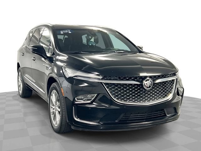 2024 Buick Enclave Avenir in Ebony Twilight Metallic — front three-quarter view