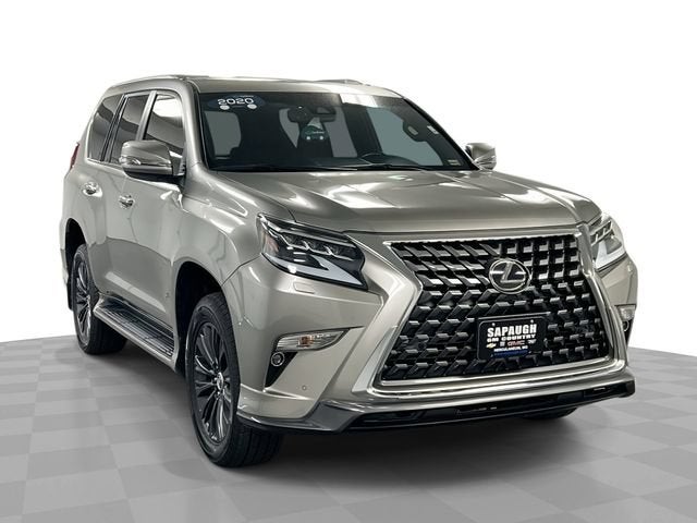 2020 Lexus GX 460 Premium in Silver — front three-quarter view