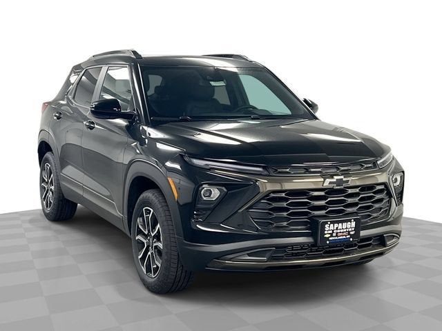 2026 Chevrolet Trailblazer ACTIV in Mosaic Black Metallic — front three-quarter view